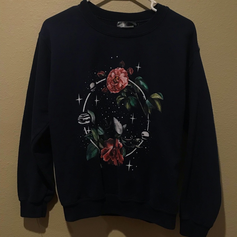 Rue 21 Flower Sweatshirt